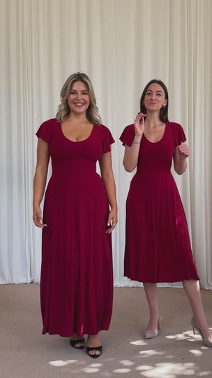 Ava Reversible Midi Dress