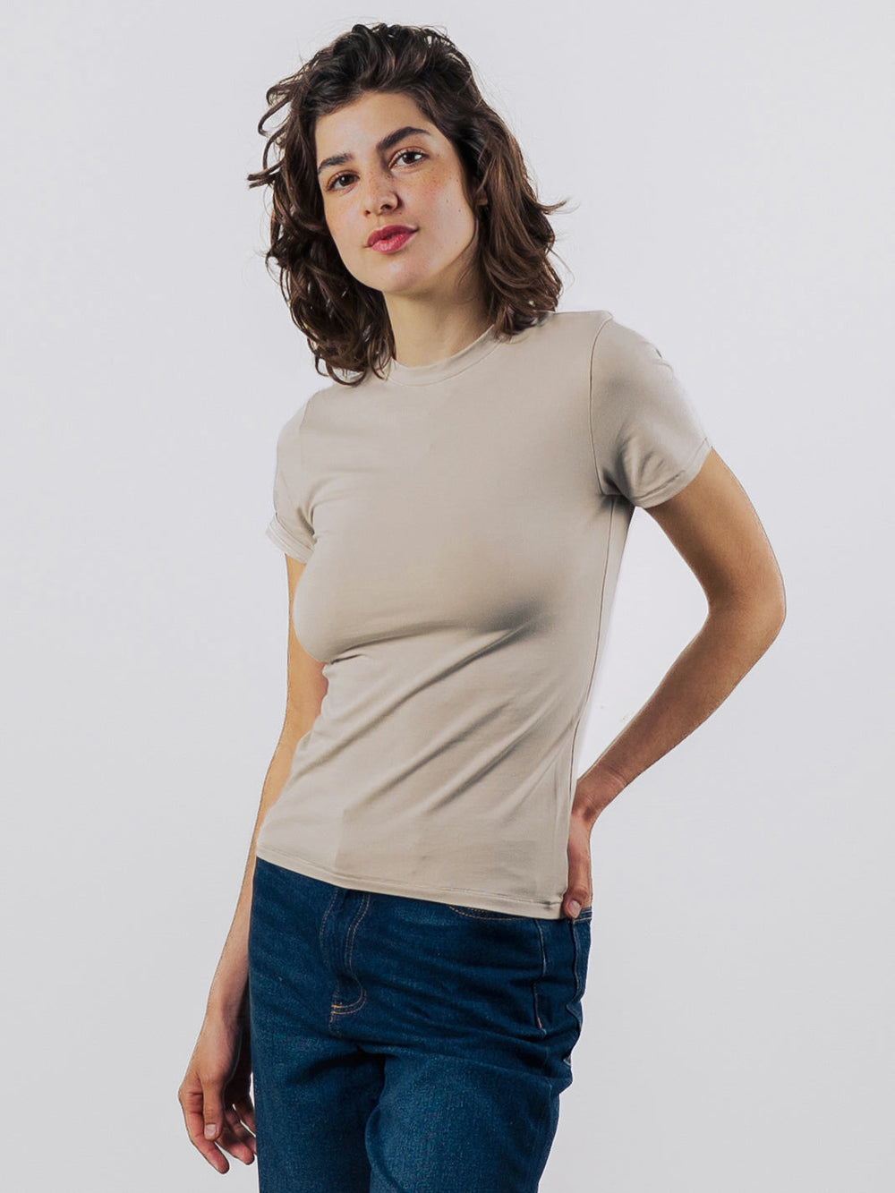 Greige Slim Shirt B-Grade